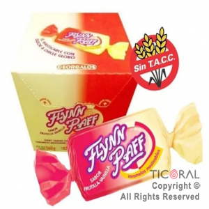 GOLO CARAMELO FLYNN PAFF VAINILLA Y FRUTILLA X 70 UNIDADES x 1